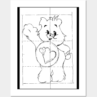 Care Bear Blueprint Posters and Art